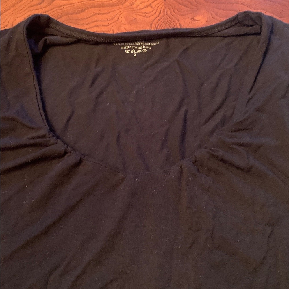 Majestic Paris Black Scoop Neck